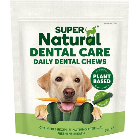 Super Natural Dental Care Daily Dental Chews Dog Treats 510g | Woolworths