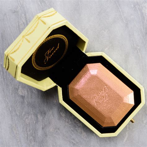 Too Faced Canary Diamond Diamond Light Multi-Use Highlighter Review & Swatches