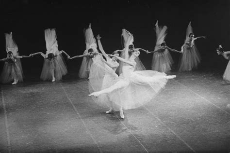 1960s: Ballerina at the New York City Ballet showing off the classic, elegant leotards worn ...