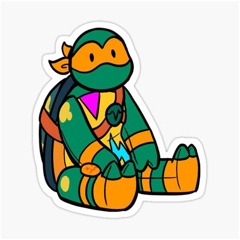 "Plushie Rise Mikey" Sticker for Sale by RandyZorra | Redbubble