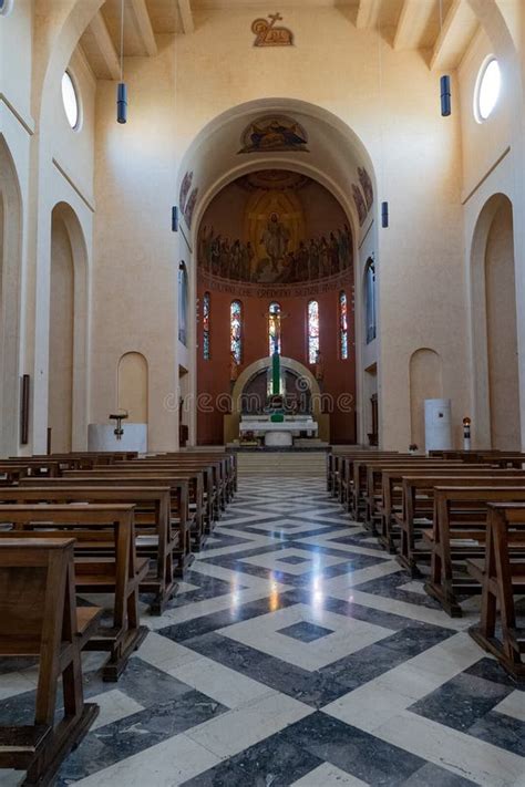 Interior of St Thomas the Apostle Church in Bergamo Italy on October 5, 2019 Stock Image - Image ...