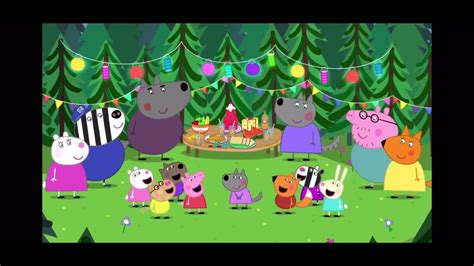 Peppa pig! Wendy wolf birthday - YouTube