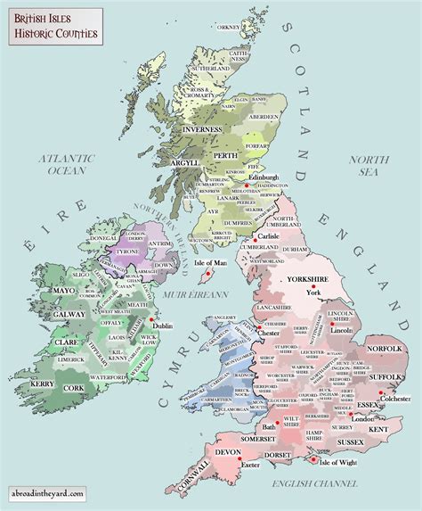 British Isles Historic Counties [1800x2179] : r/MapPorn