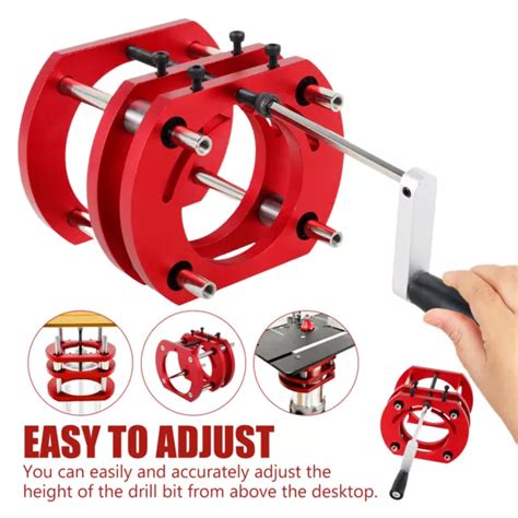 ROUTER LIFT BASE Aluminium Alloy 4Jaw Clamping Router Table Lifting ...