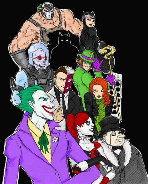 Awesome Batman Villains Fan Art - Comic Vine