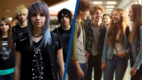 AI shows what typical high school cliques look like and immediately ...