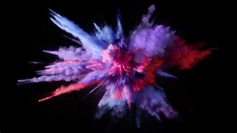 2560x1440px | free download | HD wallpaper: purple, red, and blue smoke, Color Burst, macOS ...