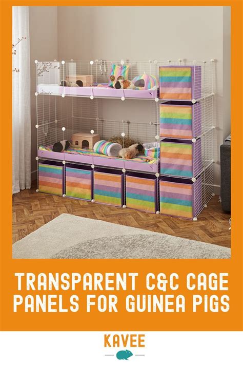 Transparent C&C Panels for Guinea Pig Cages