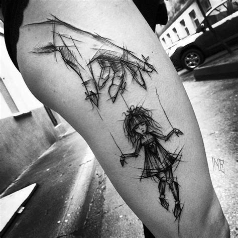 16 Inventive Puppet Master Tattoos | Sketch style tattoos, Creative tattoos, Unique tattoos