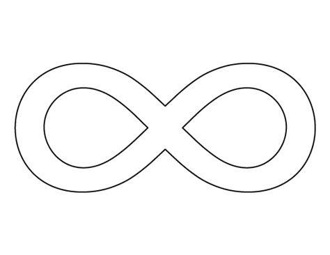 Printable Infinity Symbol Template