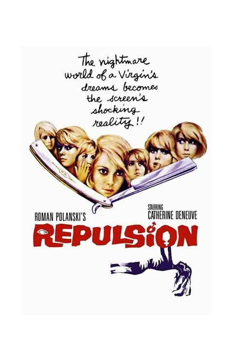 Repulsion 11x17 Movie Poster (1965) | Scary movies, Inspirational movies, Movie taglines