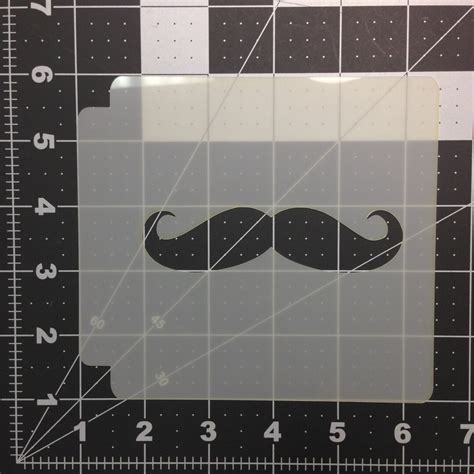 Mustache 100 Stencil - Etsy