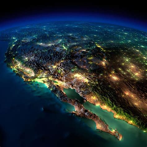 23+ Beautiful Night View Images Of Earth From Space