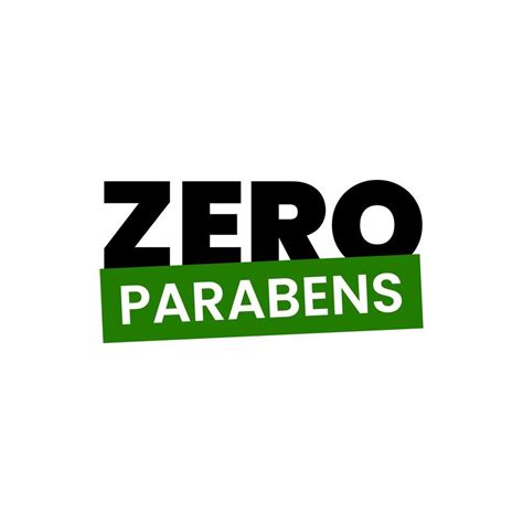 Zero parabens preservatives harmful chemicals text icon label design vector 22634343 Vector Art ...