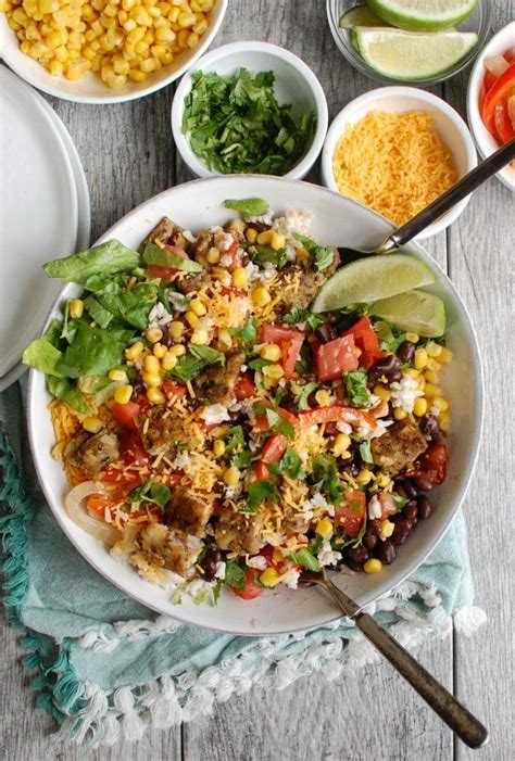 Burrito Bowls with Heirloom Bean Veggie Burgers