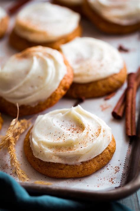 Pumpkin Cookies with Cream Cheese Frosting halloween cheesesticks | Pumpkin recipes, Frosting ...