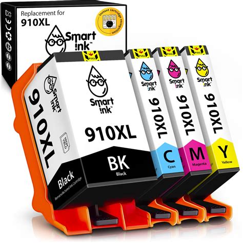 Get remanufactured HP 910 XL Ink Cartridges (4 Combo Pack) | Smart Ink