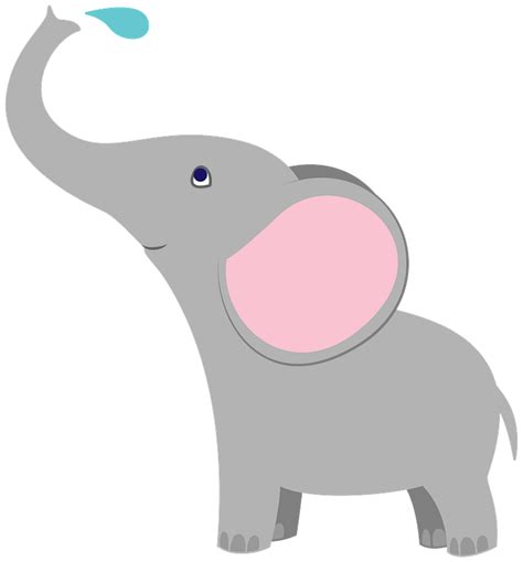 Girl Elephant Shower Baby Elephant Elephants Clip Art Png