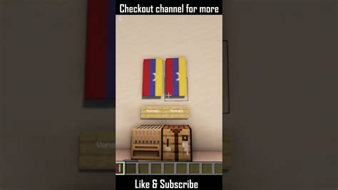 How to Build Venezuela Flag Banner in Minecraft 1.19 ! #shorts #banner - YouTube