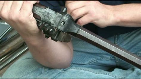 Lorenzoni Repeating Flintlock Pistol - YouTube