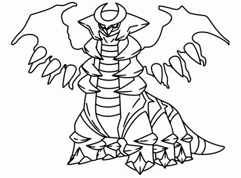 Giratina Coloring Pages Pokemon Altered Form Sheets Color Drawings ...