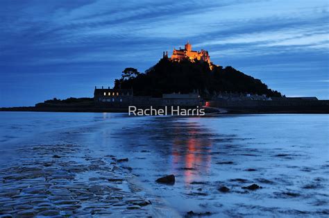 "St Michaels Mount at Night. " by Rachel Slater | Redbubble