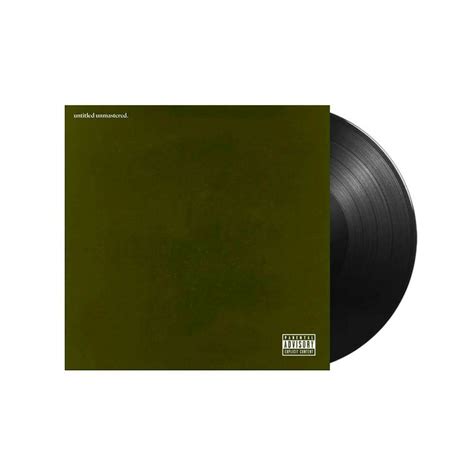 Kendrick Lamar untitled unmastered. Vinyl Record