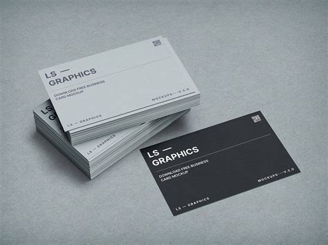 Stacked Business Cards Free Mockup — Free Mockup World