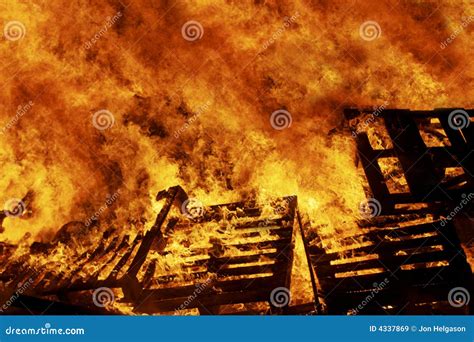 Raging fire stock image. Image of flames, heat, fireblaze - 4337869