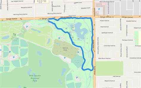 Mile Square Regional Park Walking and Running - Fountain Valley, California, USA | Pacer