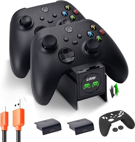 Buy G-STORY Dual Charging Station for Xbox Series X Series S Game Controllers with 2 ...