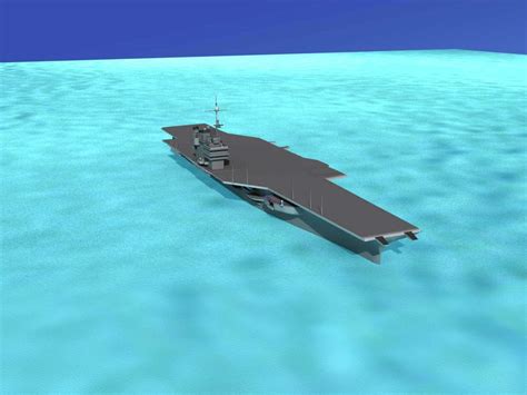 Forrestal Class Carrier Base Model by Dreamscape Studios