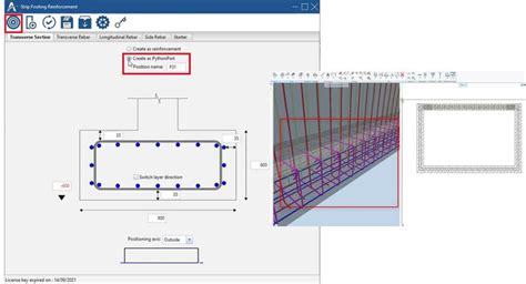 Strip Footing Reinforcement tool for ALLPLAN users - By ALLTO