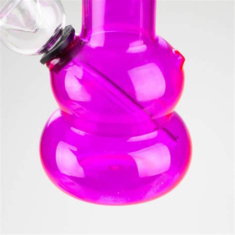 5" Assorted mini beaker glass bong [PGWP-144] | One Wholesale Canada