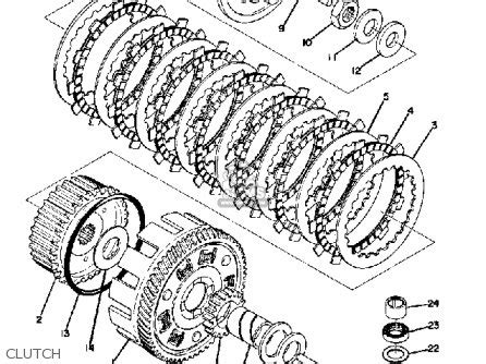 Yamaha DT250 1974 USA parts lists and schematics