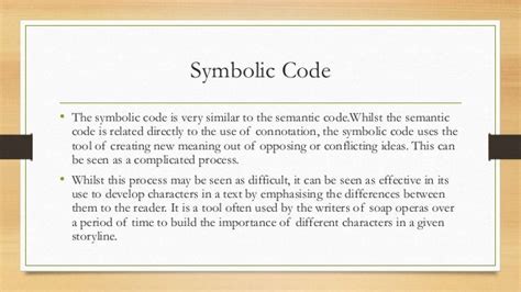 Barthes 5 narrative codes