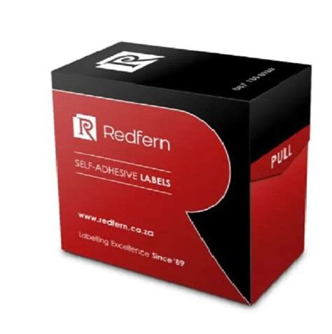 Redfern Round Colour Coded Self Adhesive Labels Box of 250 (Brown) - 4 ...