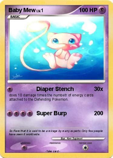 Pokémon Baby Mew 67 67 - Diaper Stench - My Pokemon Card