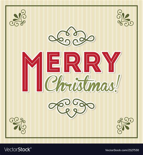 Christmas design over lines background Royalty Free Vector