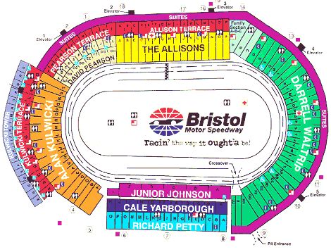 Bristol Motor Speedway Seating