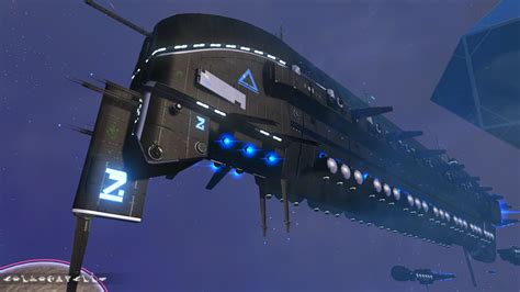 CS-9 Efukuyam. Max Length Dreadnought Capital Freighter in Black w ...