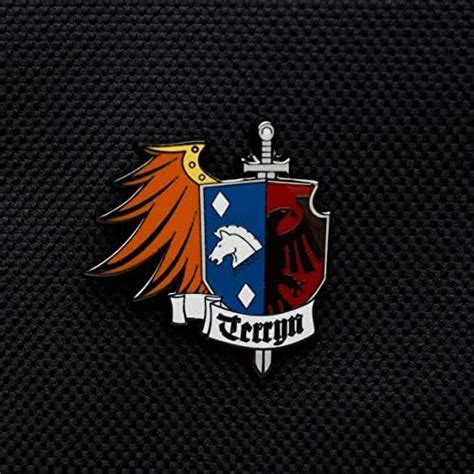 Amazon.com: Starforged Imperial Knight House Terryn Heraldry Brooch Pin Badge from Warhammer ...