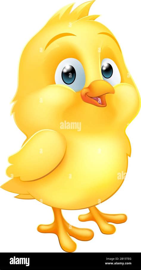 Easter Chick Little Baby Chicken Bird Cartoon Stock Vector Image & Art - Alamy