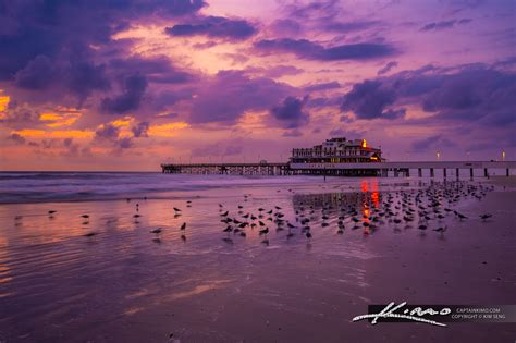 Daytona Beach Main Street Pier at Dawn | HDR Photography by Captain Kimo