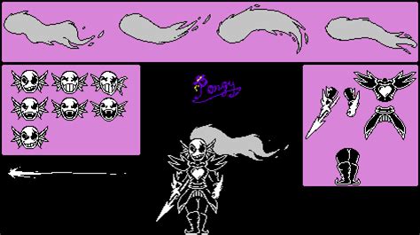 [Undertale] Undyne the Undying sprite sheet by Pongy25 on DeviantArt