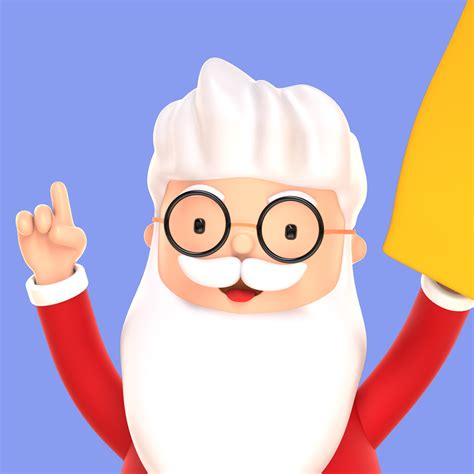 Secret Santa 3D Character on Behance