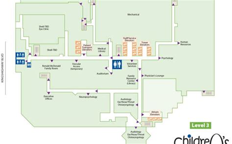 St. Louis Children's Hospital Map