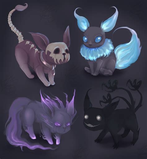 Ghost Eeveelution Concepts : r/pokemon