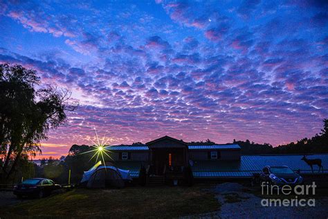 Dawn At The Farm Photograph by Kathy Liebrum Bailey - Pixels