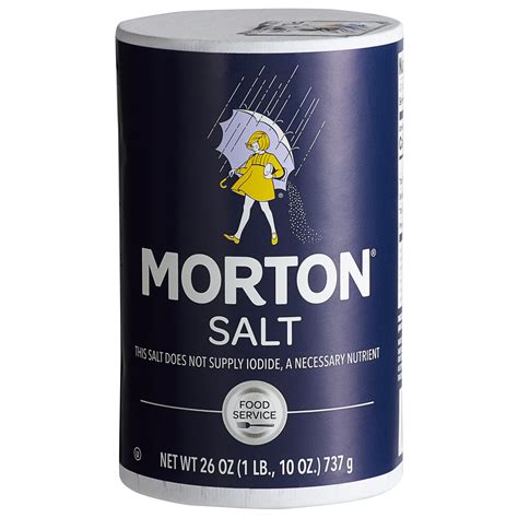 Morton 26 oz. Plain Table Salt Rounds